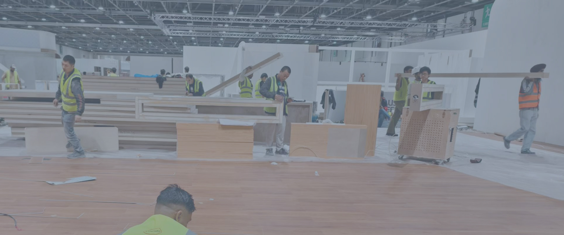 Focusing on European exhibition construction services